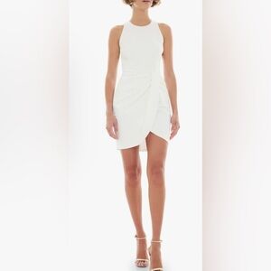 Black Halo Brett Mini Dress in White- NEW